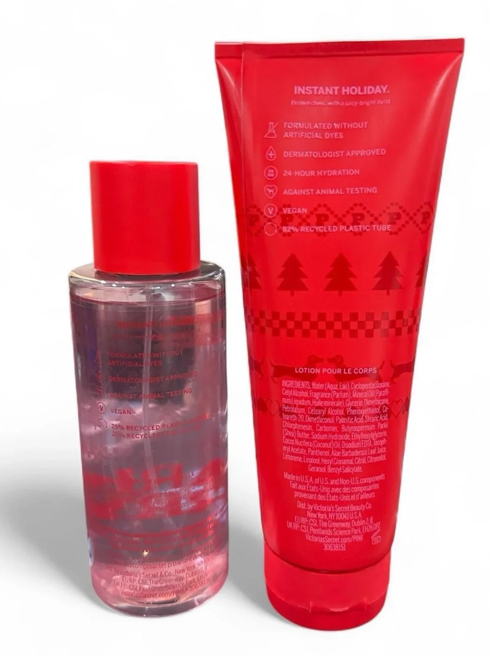 Victoria’s Secret PINK Sparkle Berry Body Mist & Lotion Set Discontinued